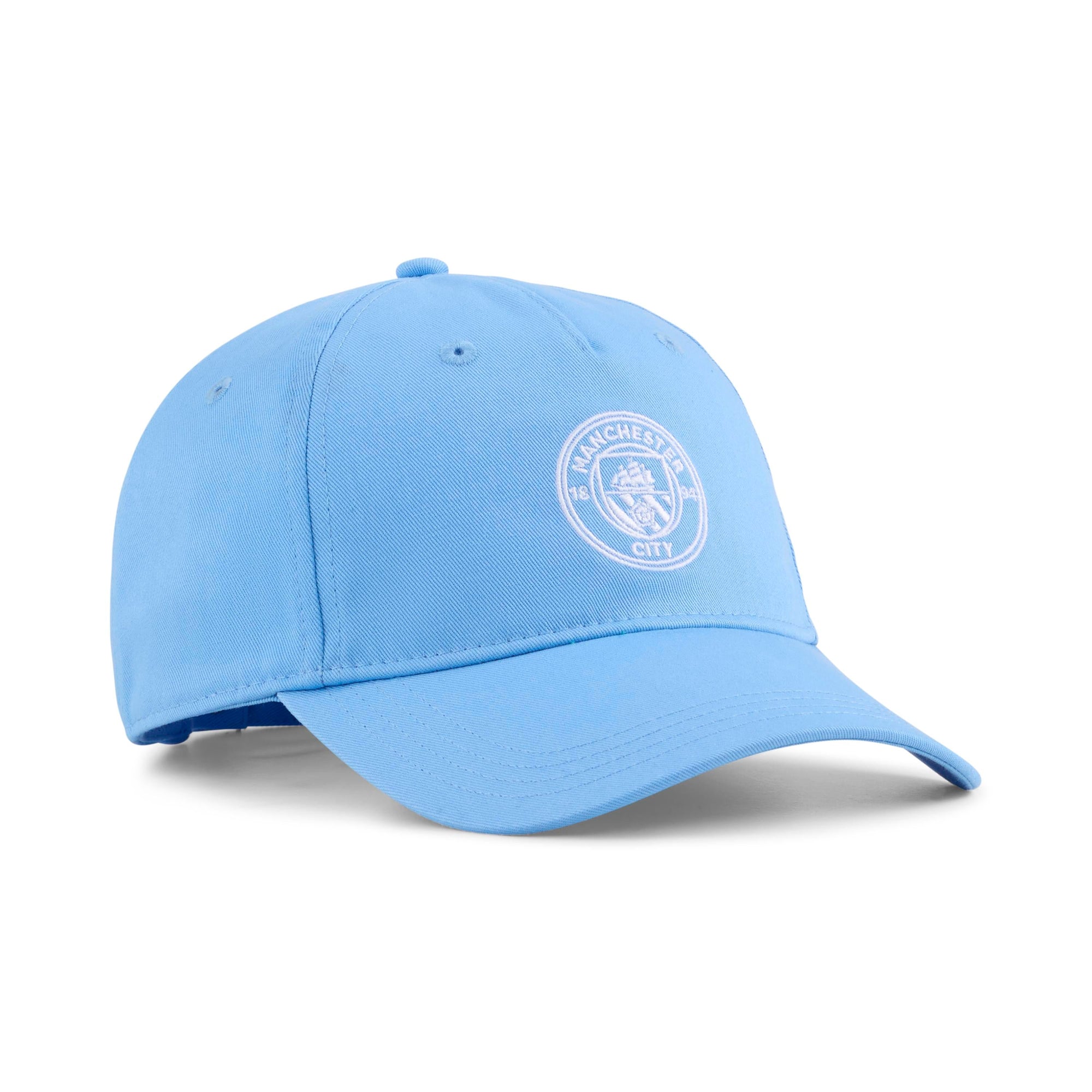 Puma Manchester City Sky Blue Essential Adjustable Baseball Cap for Fans