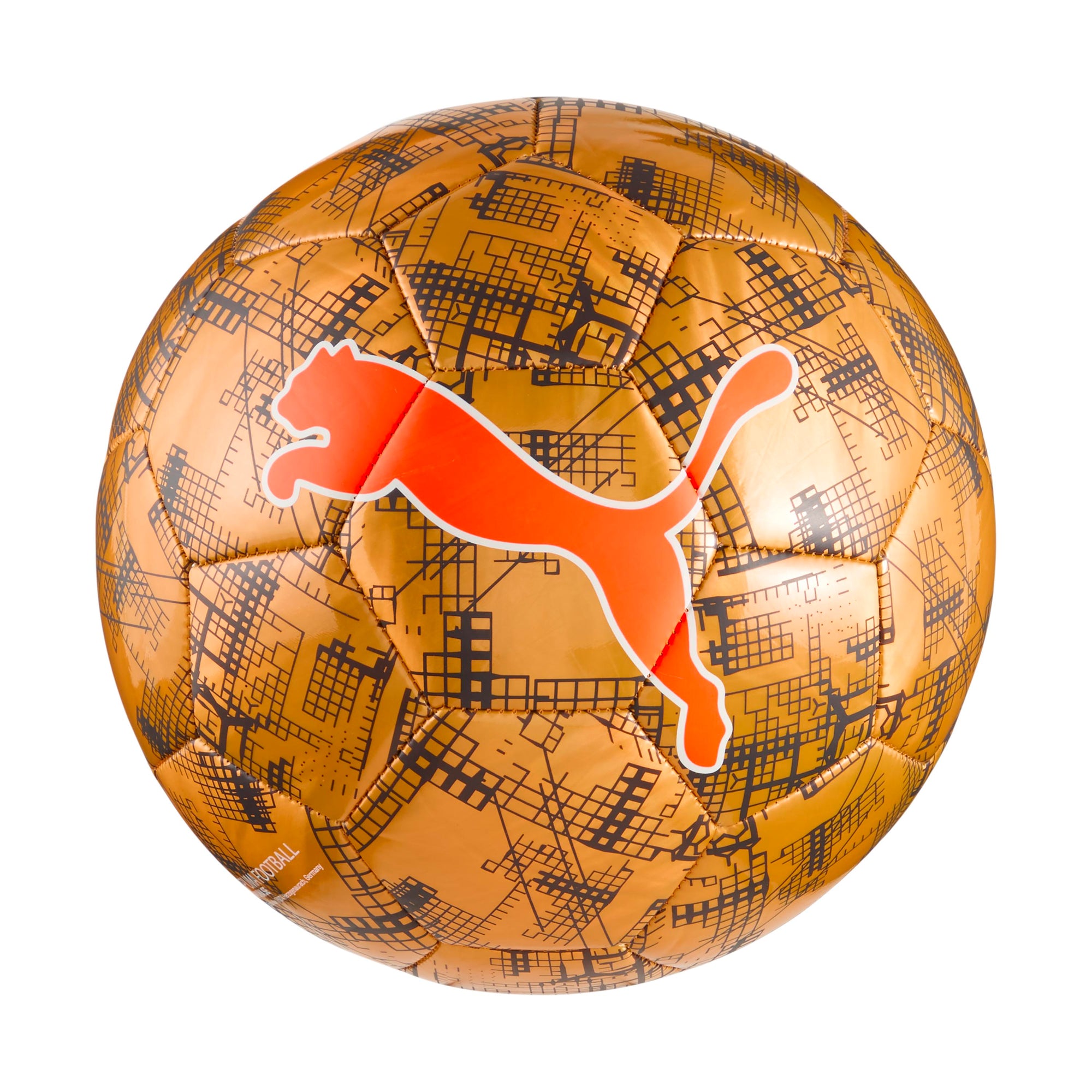 Puma Cup Graphic Soccer Ball - Glowing Red, Durable, High-Performance Training