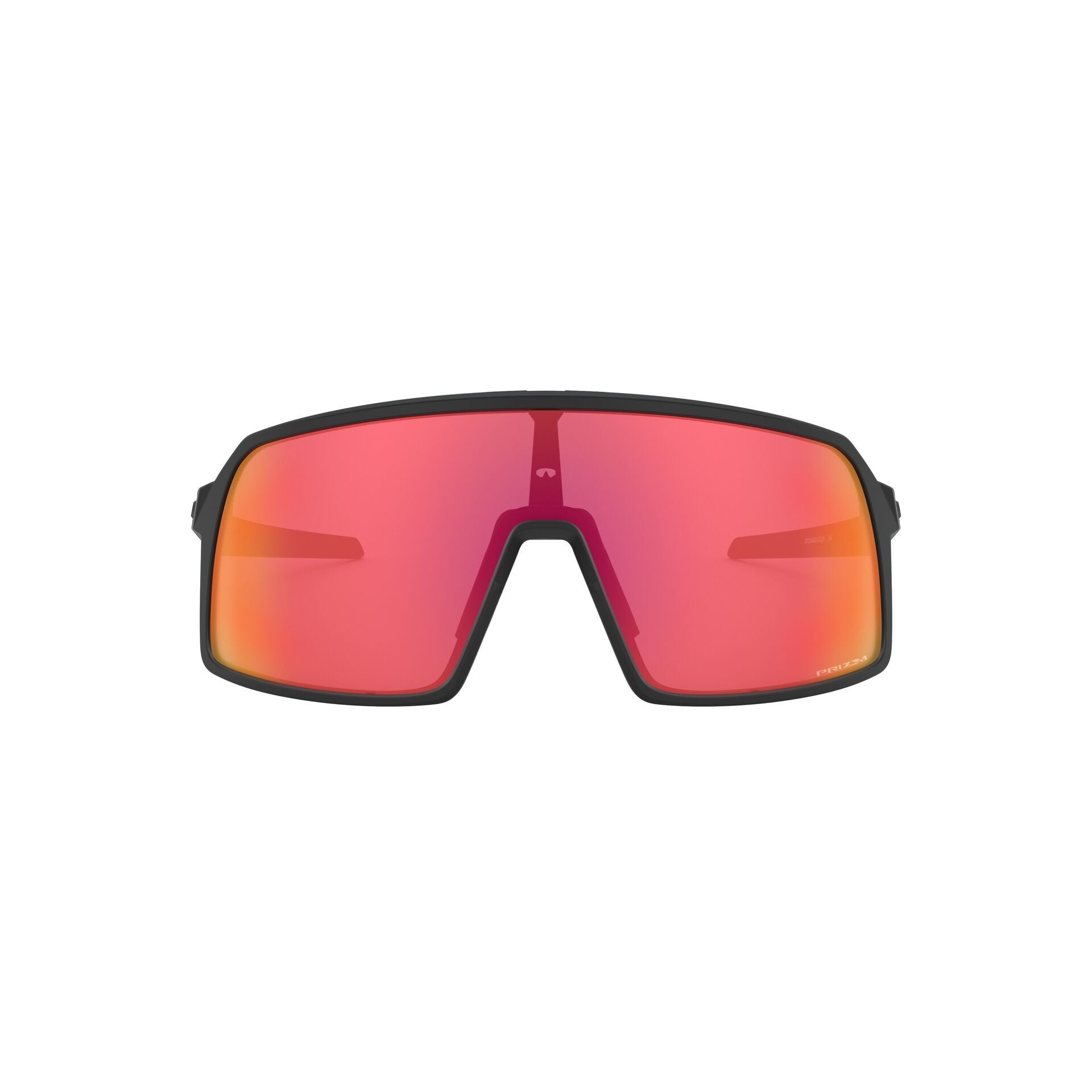 Oakley Sutro S Cycling Sunglasses: Prizm Trail Torch Lens, Matte Black Frame