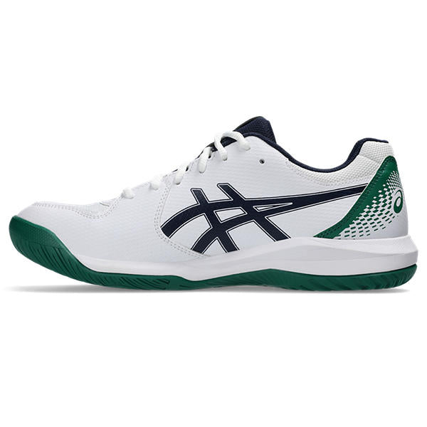 Asics Gel-Dedicate 8 Padel Tennis Shoe: Stable, Flexible White/Midnight Court Footwear