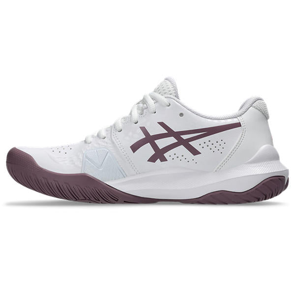 Asics Gel Challenger 14 White Dusty Mauve Women's Tennis Shoes for Stability