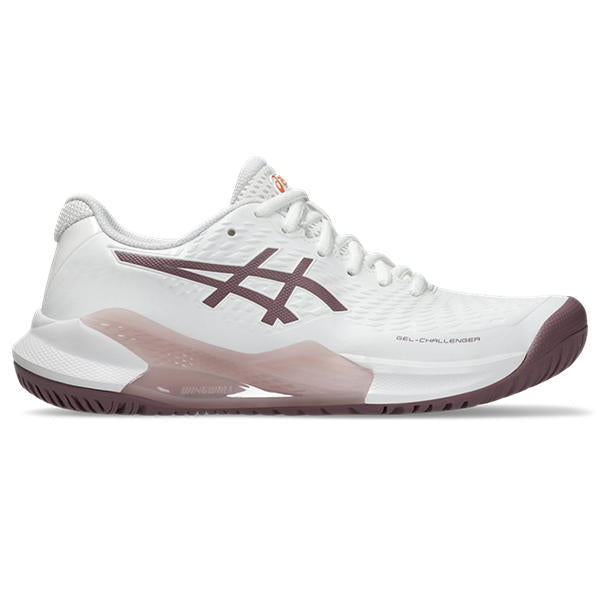 Asics Gel Challenger 14 White Dusty Mauve Women's Tennis Shoes for Stability
