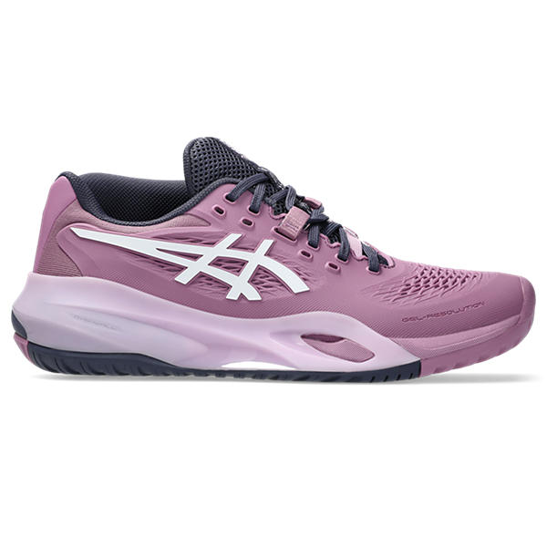 Asics Gel-Resolution X Ube/White Tennis Shoes: Stability, Cushioning, Baseline Performance