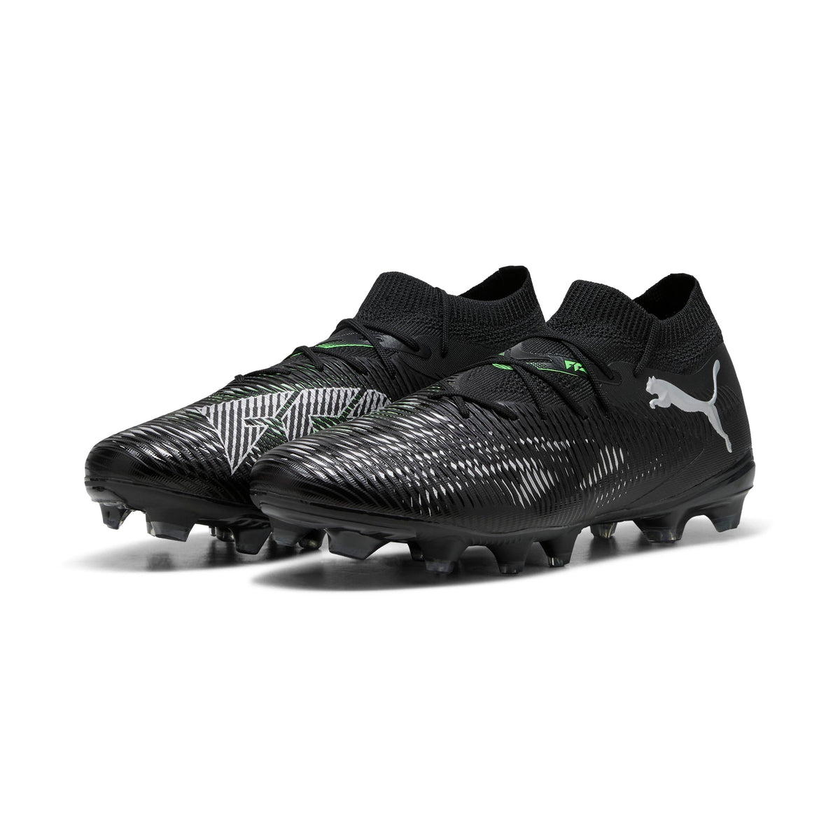 Puma Future 8 Match FG/AG Black Soccer Cleats for Agility &amp; Control