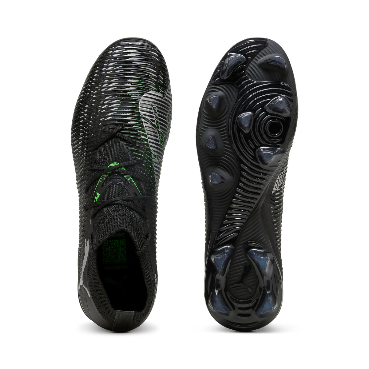 Puma Future 8 Match FG/AG Black Soccer Cleats for Agility &amp; Control