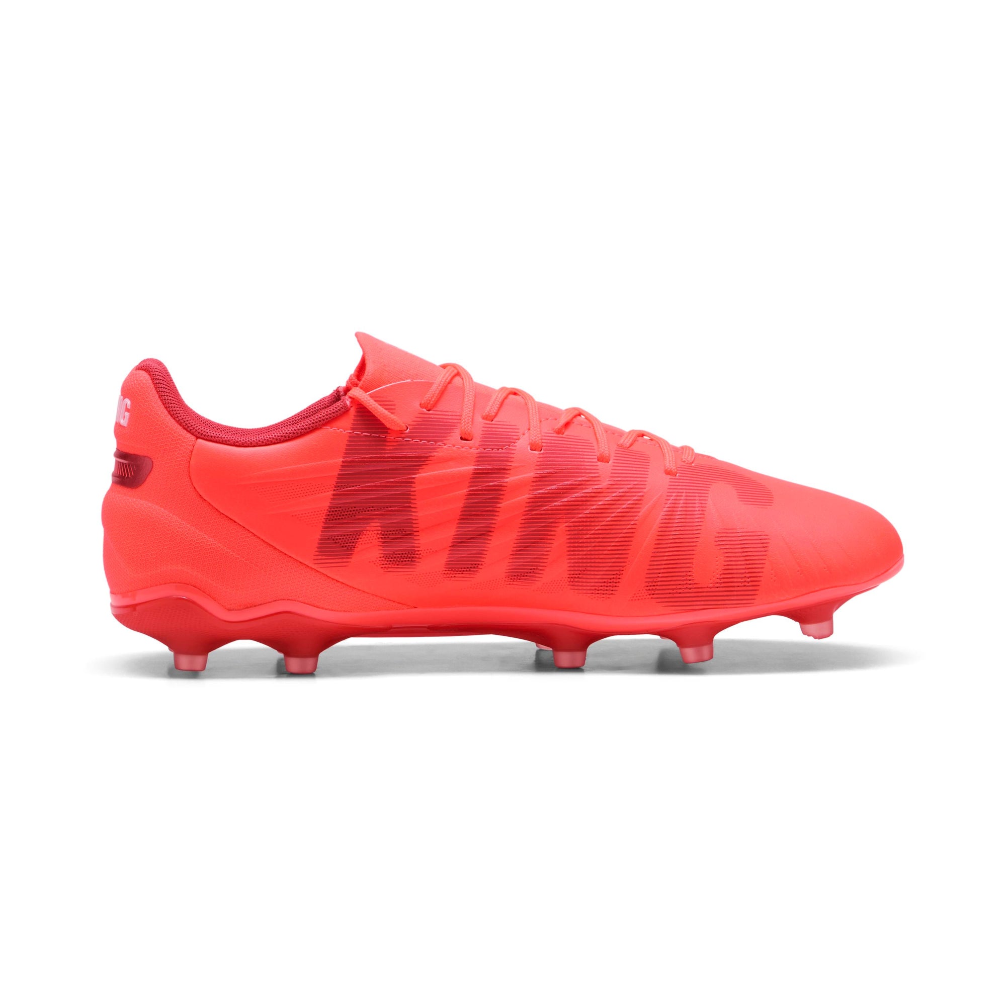 Puma King Match FG/AG Glowing Red Soccer Cleats for Firm Artificial Ground