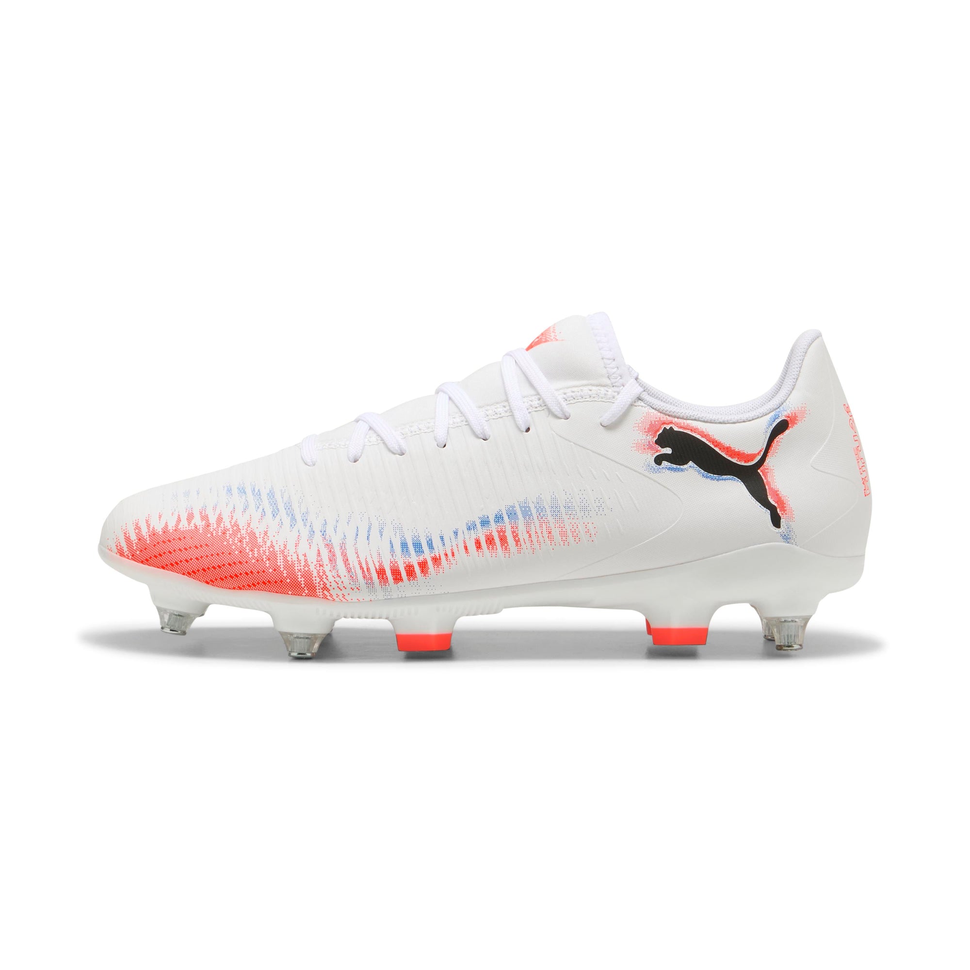 Puma Future 8 Play MxSG White Men's Rugby Boots for Soft Ground