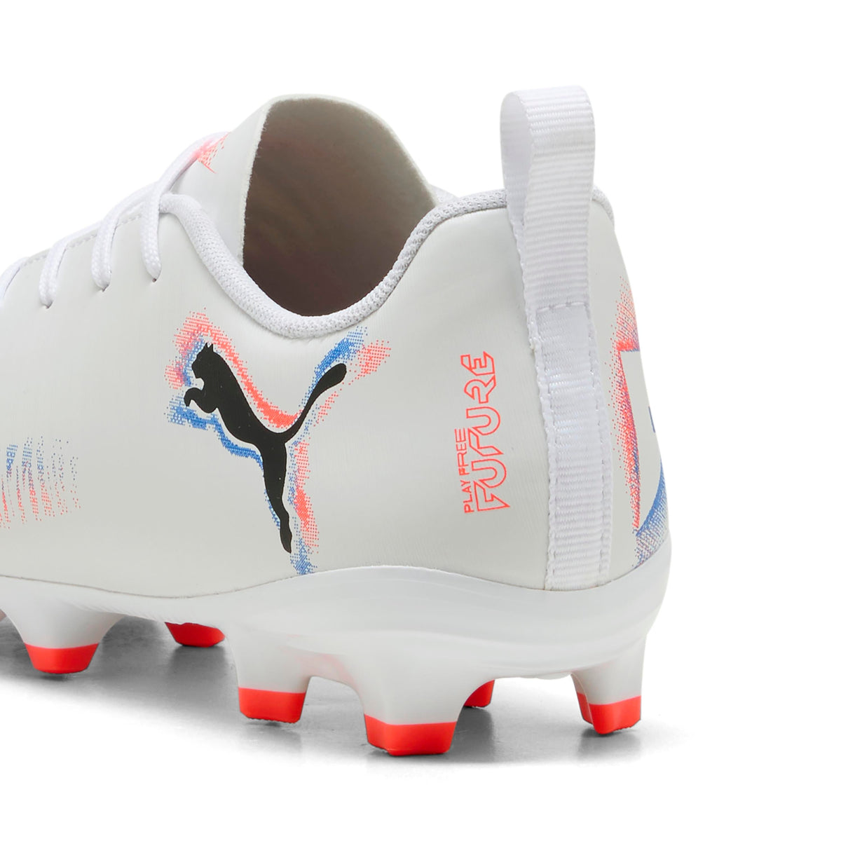 Puma Future 8 Play FG/AG Junior White Soccer Boots: Unleash Agility
