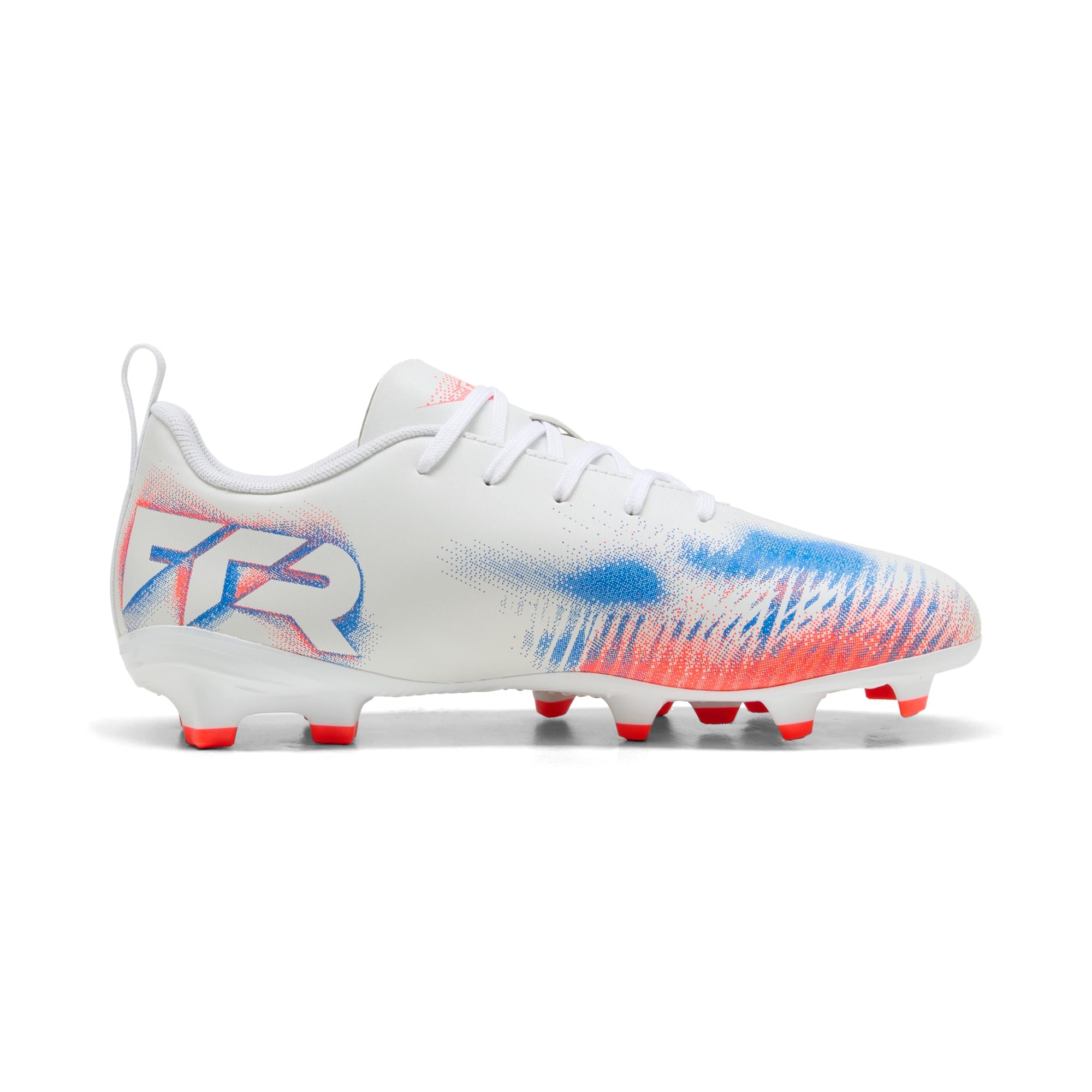 Puma Future 8 Play FG/AG Junior White Soccer Boots: Unleash Agility