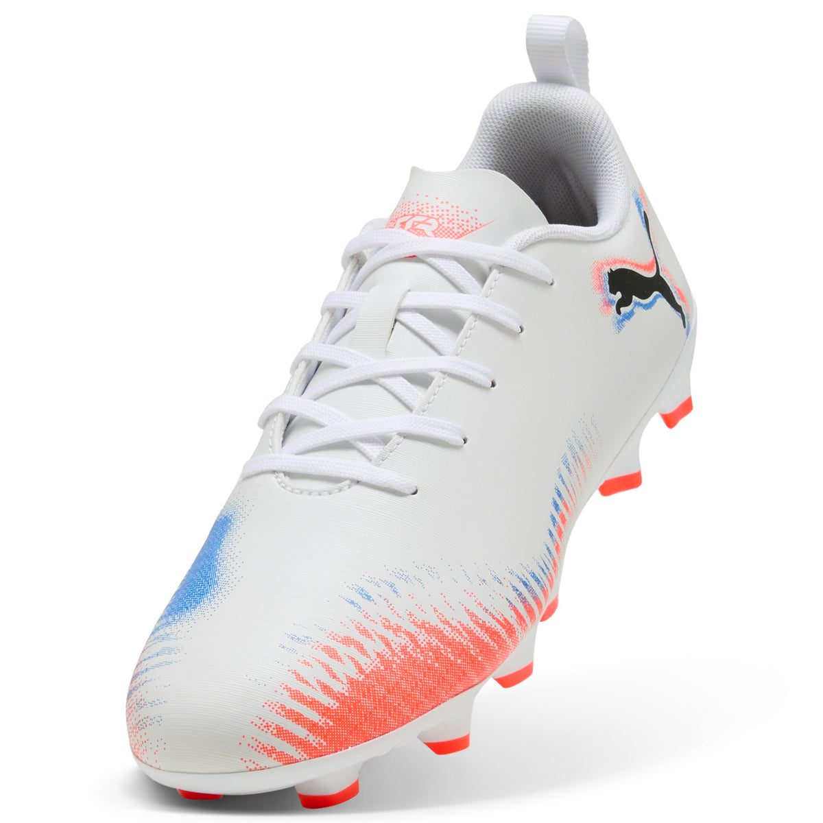 Puma Future 8 Play FG/AG Junior White Soccer Boots: Unleash Agility