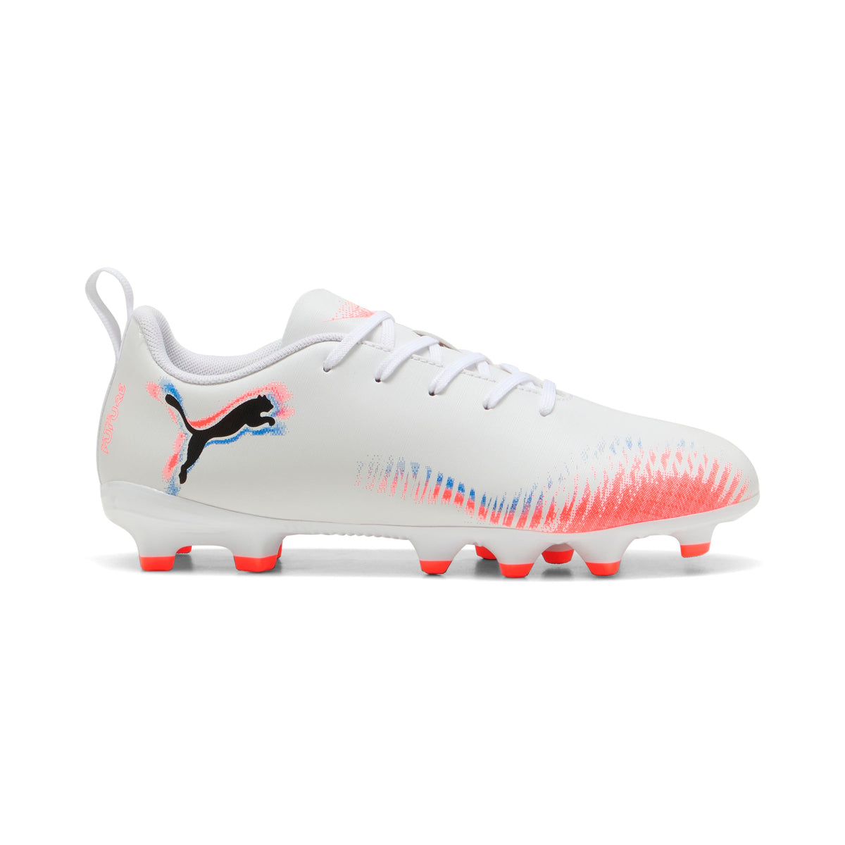Puma Future 8 Play FG/AG Junior White Soccer Boots: Unleash Agility