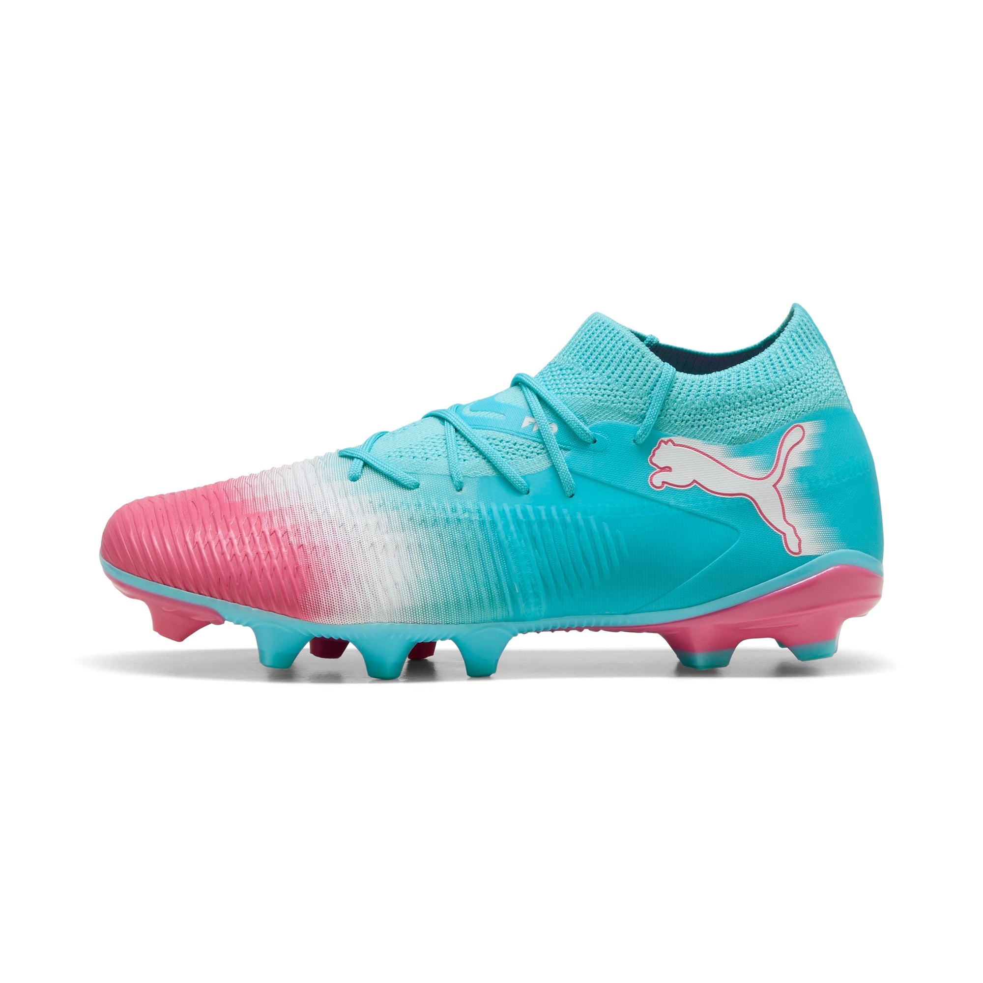 Puma Future 8 Match Re-Charge FG/AG Hero Blue Pink Soccer Cleats