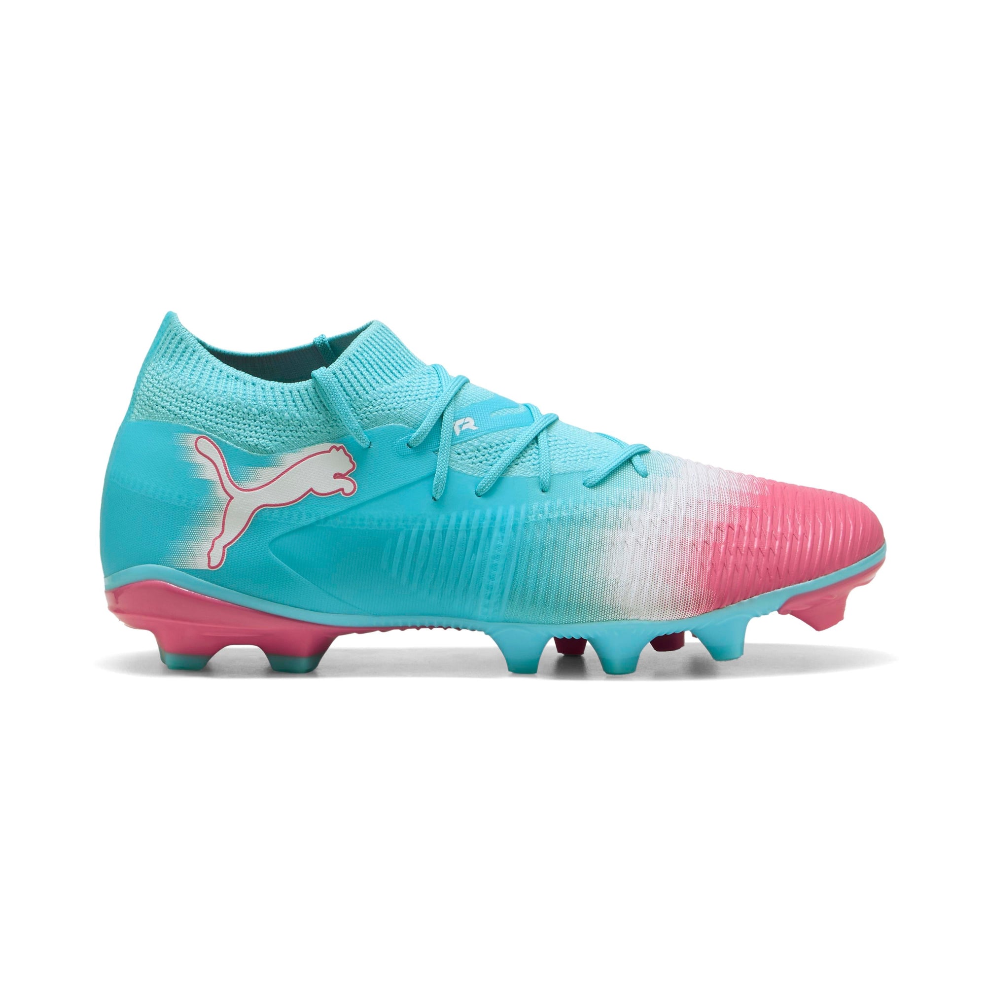 Puma Future 8 Match Re-Charge FG/AG Hero Blue Pink Soccer Cleats