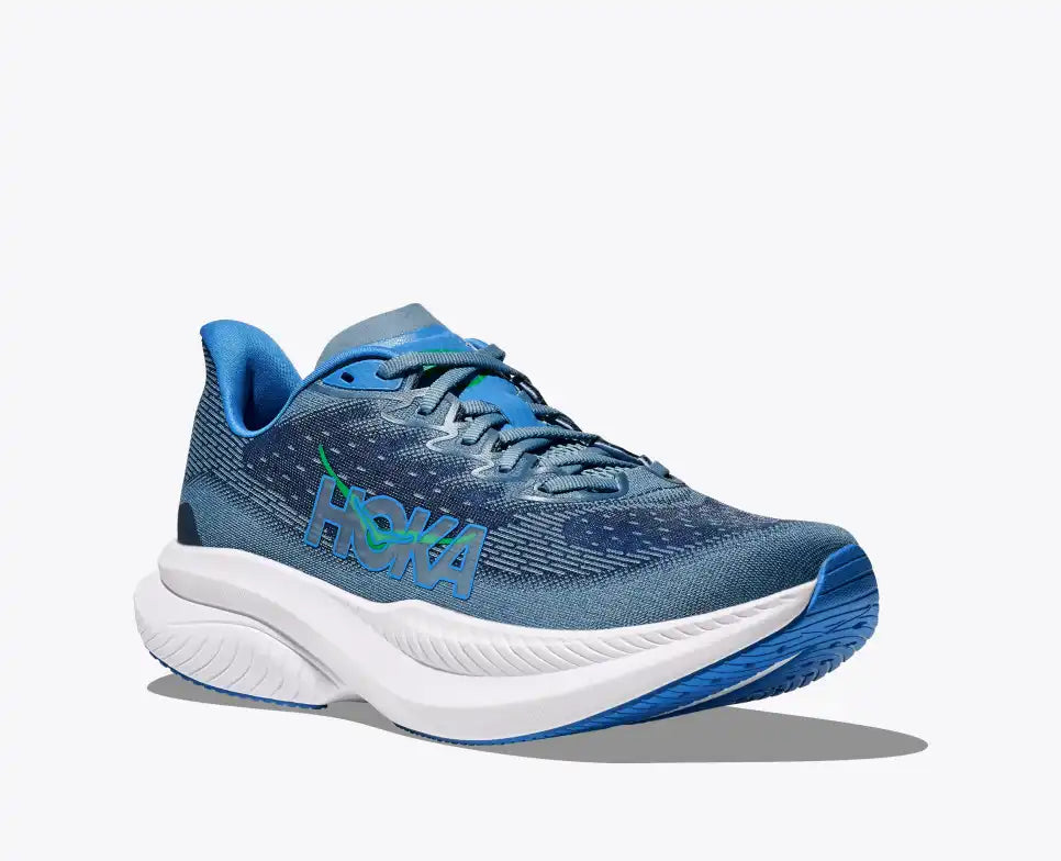 Hoka Mach 6 Downpour Thunder Cloud Lightweight Responsive Road Running Shoes