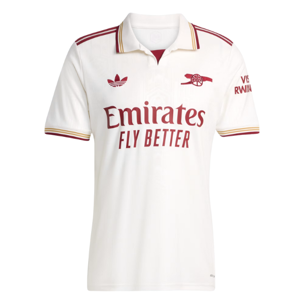 Adidas Arsenal 25/26 Third Jersey: Highbury Vibes, AEROREADY, Recycled, Slim Fit