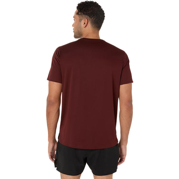 Asics Men's Core Short Sleeve Running Top - Moisture-Wicking, Reflective, Recycled