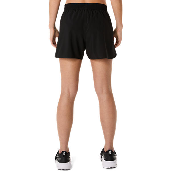 Asics Core 4-Inch Women's Performance Running Shorts Black - Quick-Dry Fabric