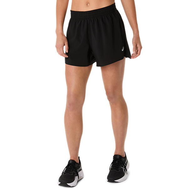 Asics Core 4-Inch Women's Performance Running Shorts Black - Quick-Dry Fabric