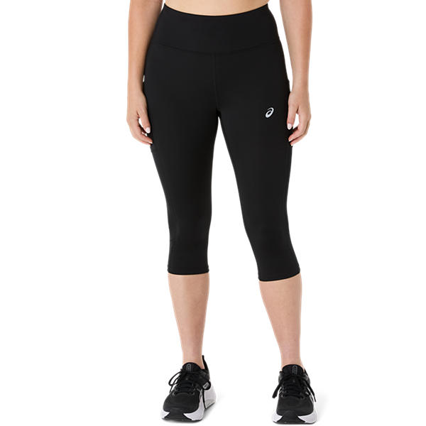 Asics Core Capri Tight: Women's Performance Black Running Leggings with Pockets
