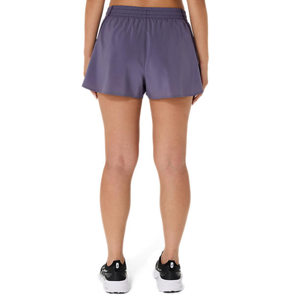 Asics Core Performance Split Running Shorts: Quick-Dry, Reflective, Recycled Fabric