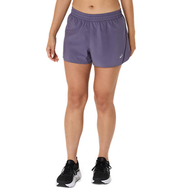 Asics Core Performance Split Running Shorts: Quick-Dry, Reflective, Recycled Fabric