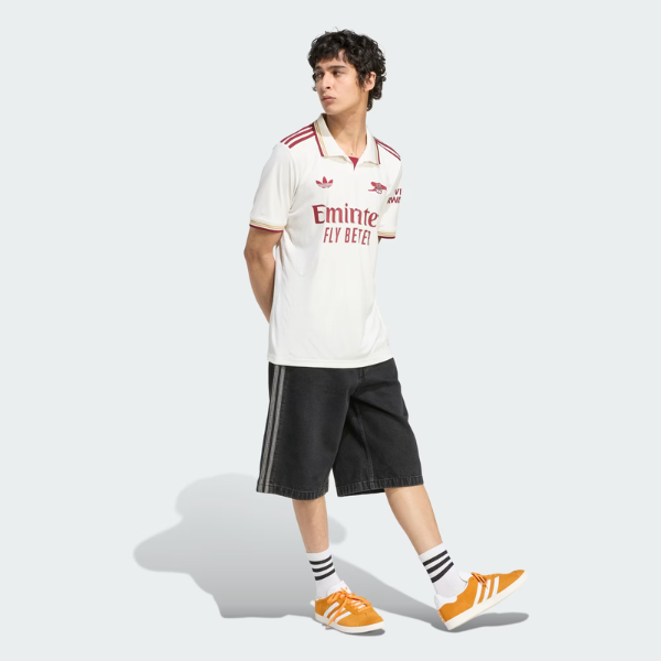 Adidas Arsenal 25/26 Third Jersey: Highbury Vibes, AEROREADY, Recycled, Slim Fit