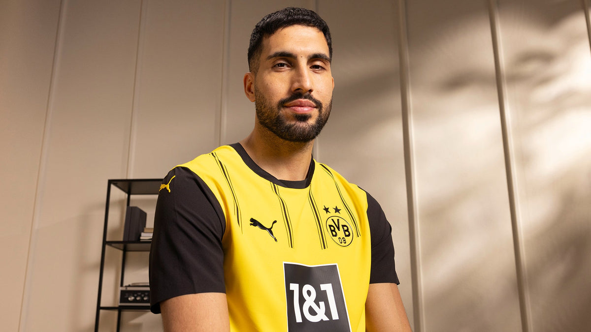 Official Puma BVB 2024/25 Home Matchwear Soccer Jersey dryCELL Recycled