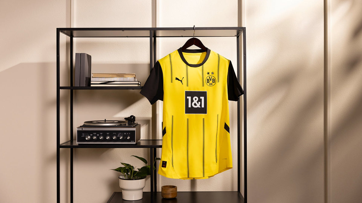 Official Puma BVB 2024/25 Home Matchwear Soccer Jersey dryCELL Recycled