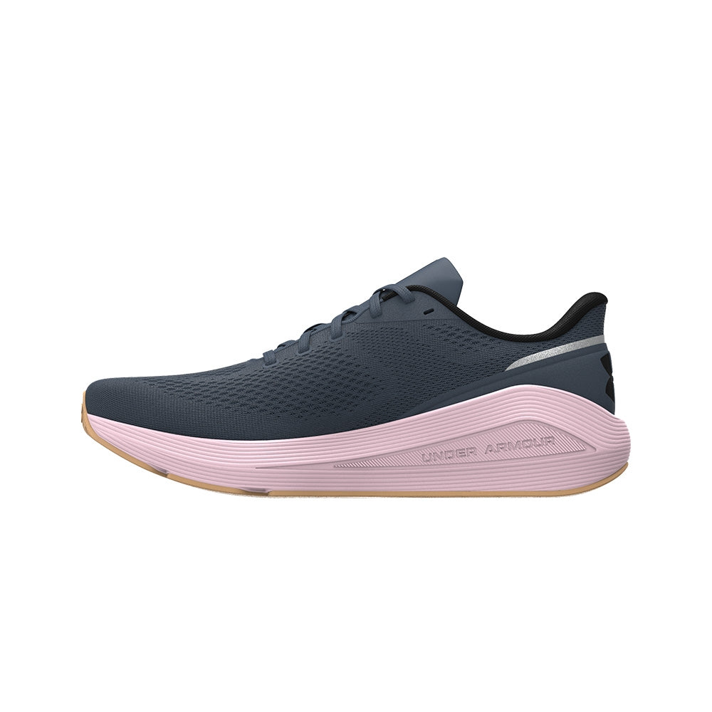 Women&#39;s Under Armour Sonic 7 Running Shoes: Responsive, Cushioned, Navy/Pink Performance