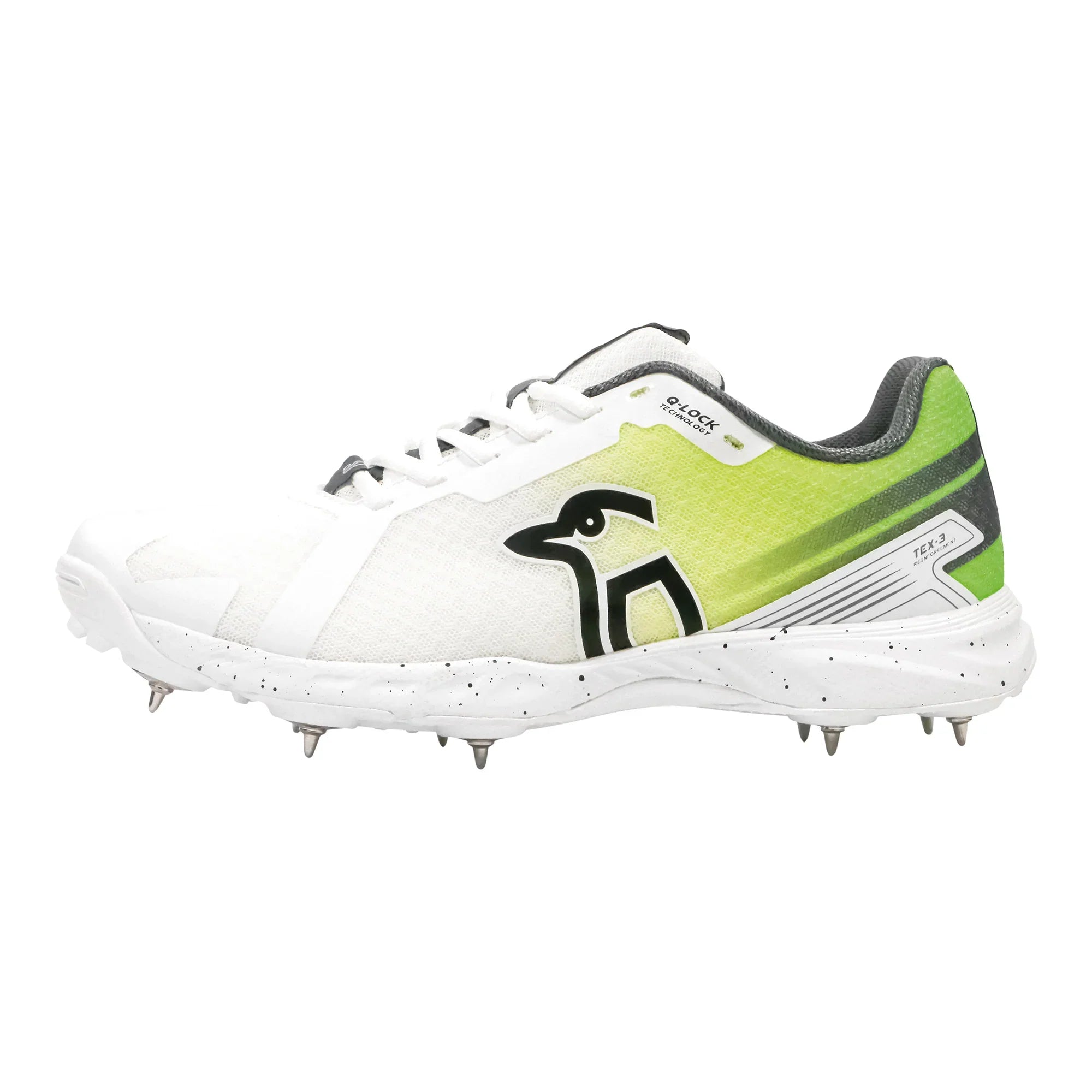 Kookaburra Pro 2.0 Lime Cricket Spikes: Ultimate Grip, Comfort, and Agile Performance
