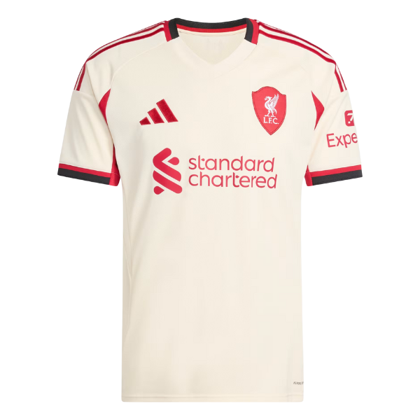 Official Adidas Liverpool FC 25/26 Away Jersey: Moisture-Wicking Fan Gear