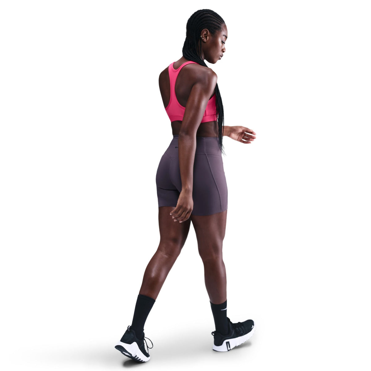 Nike Women&#39;s Swoosh Light Support Rush Pink Dri-FIT Sports Bra