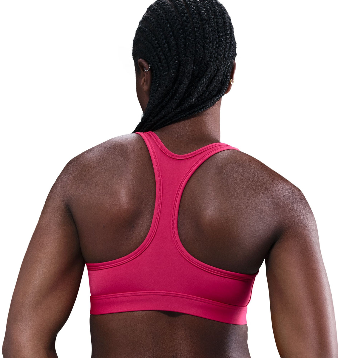 Nike Women&#39;s Swoosh Light Support Rush Pink Dri-FIT Sports Bra