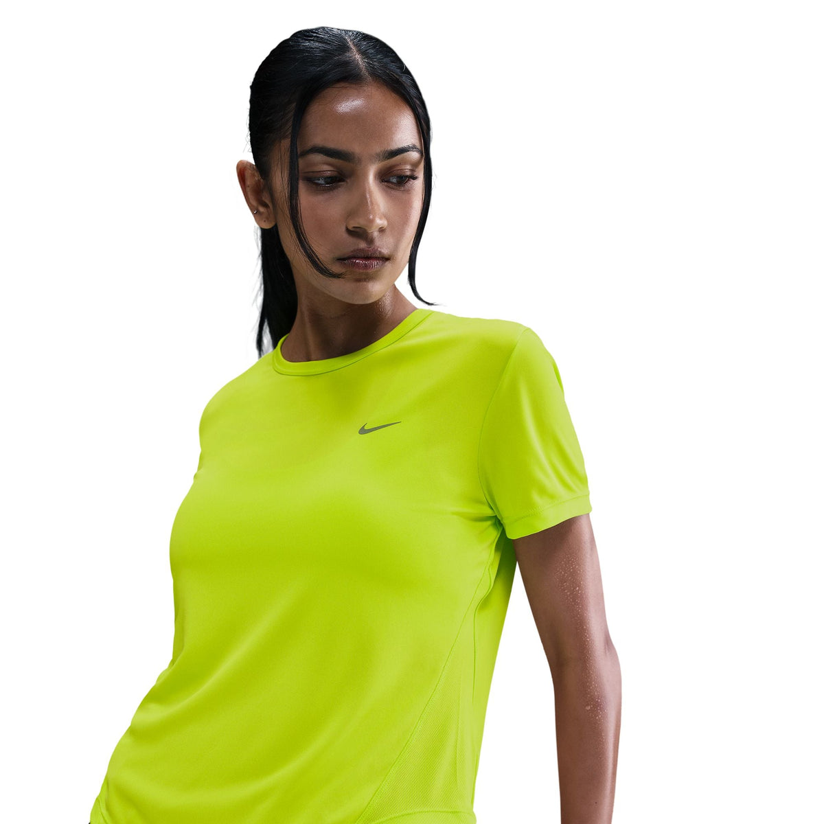 Nike Tempo Dri-FIT Women&#39;s Short-Sleeve Running Top - Cyber Blue Performance