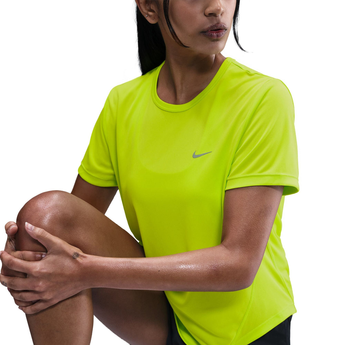Nike Tempo Dri-FIT Women&#39;s Short-Sleeve Running Top - Cyber Blue Performance
