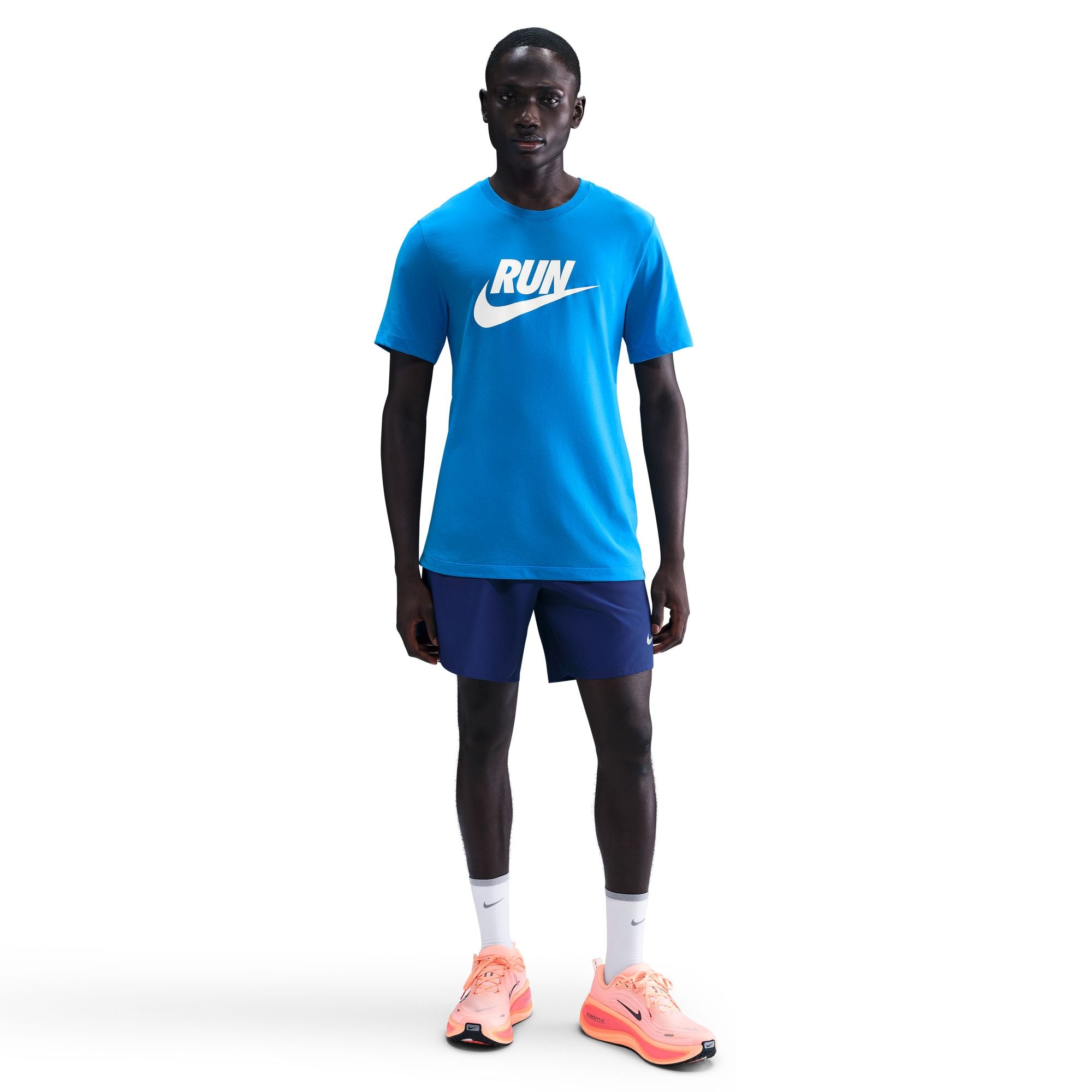 Nike Men's Dri-FIT Performance Running T-Shirt - Blue Hero Comfort