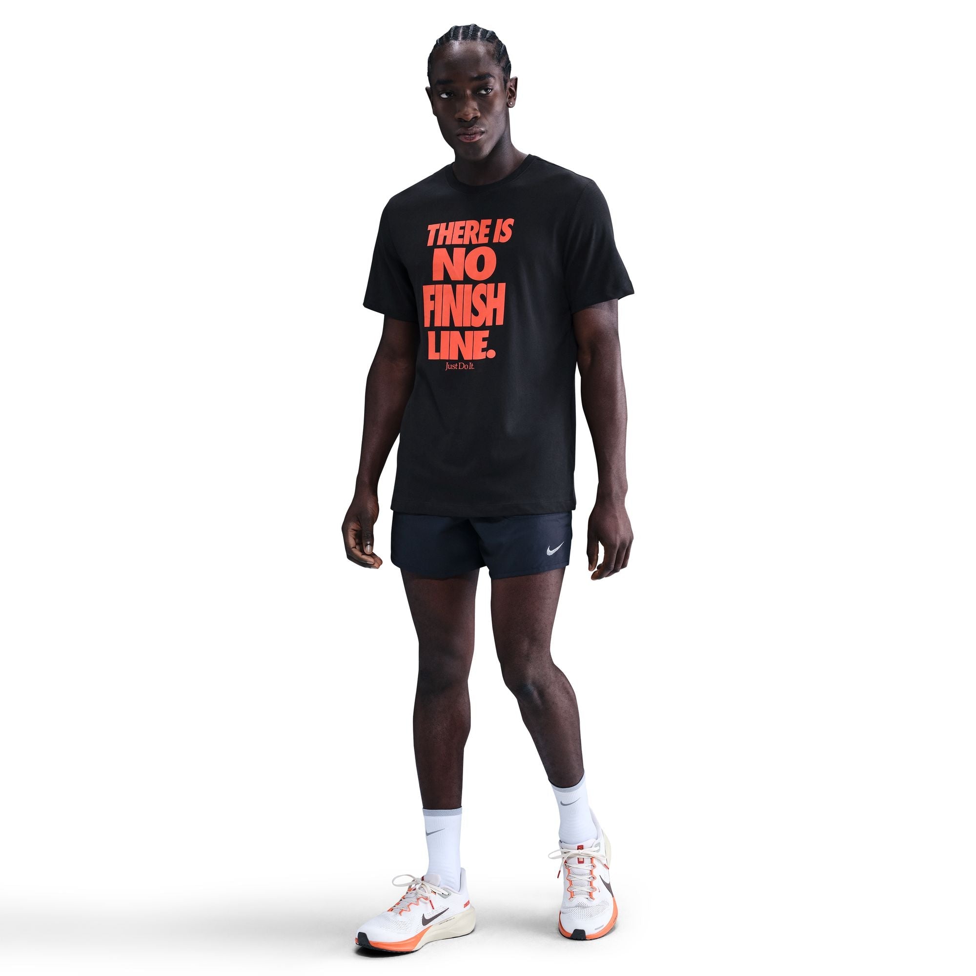 Nike Dri-FIT Black Running Tee: Moisture-Wicking Comfort for Active Lifestyles