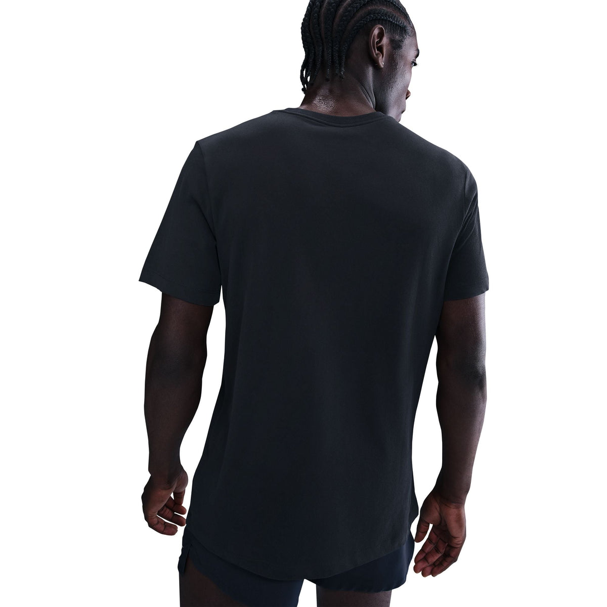 Nike Dri-FIT Black Running Tee: Moisture-Wicking Comfort for Active Lifestyles
