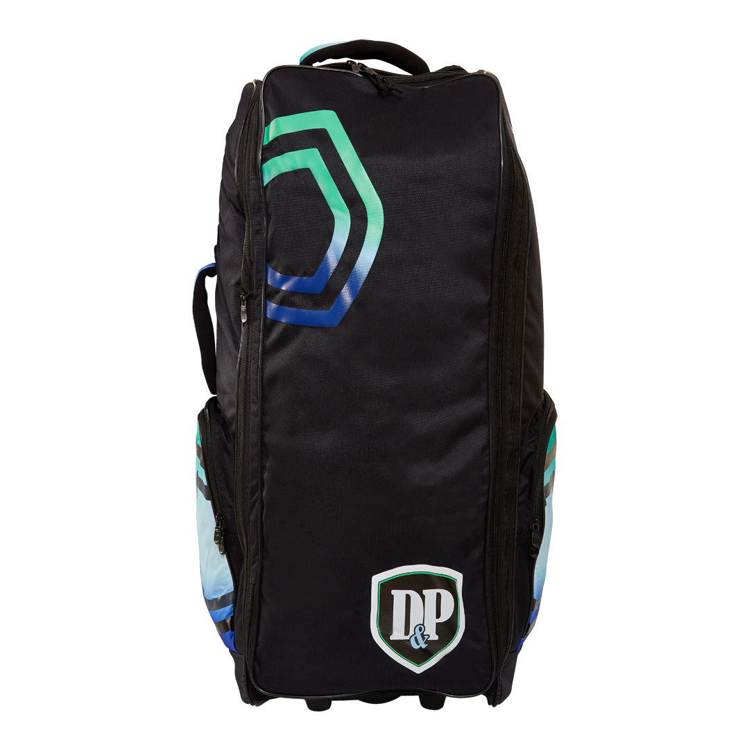 D&P Vector Pro-Player Cricket Backpack Wheelie Bag: Durable, Expandable, Multi-Carry