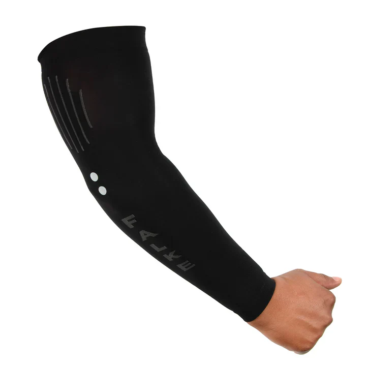Falke Black UV Protection Arm Sleeves for Sports, Cooling & Moisture-Wicking