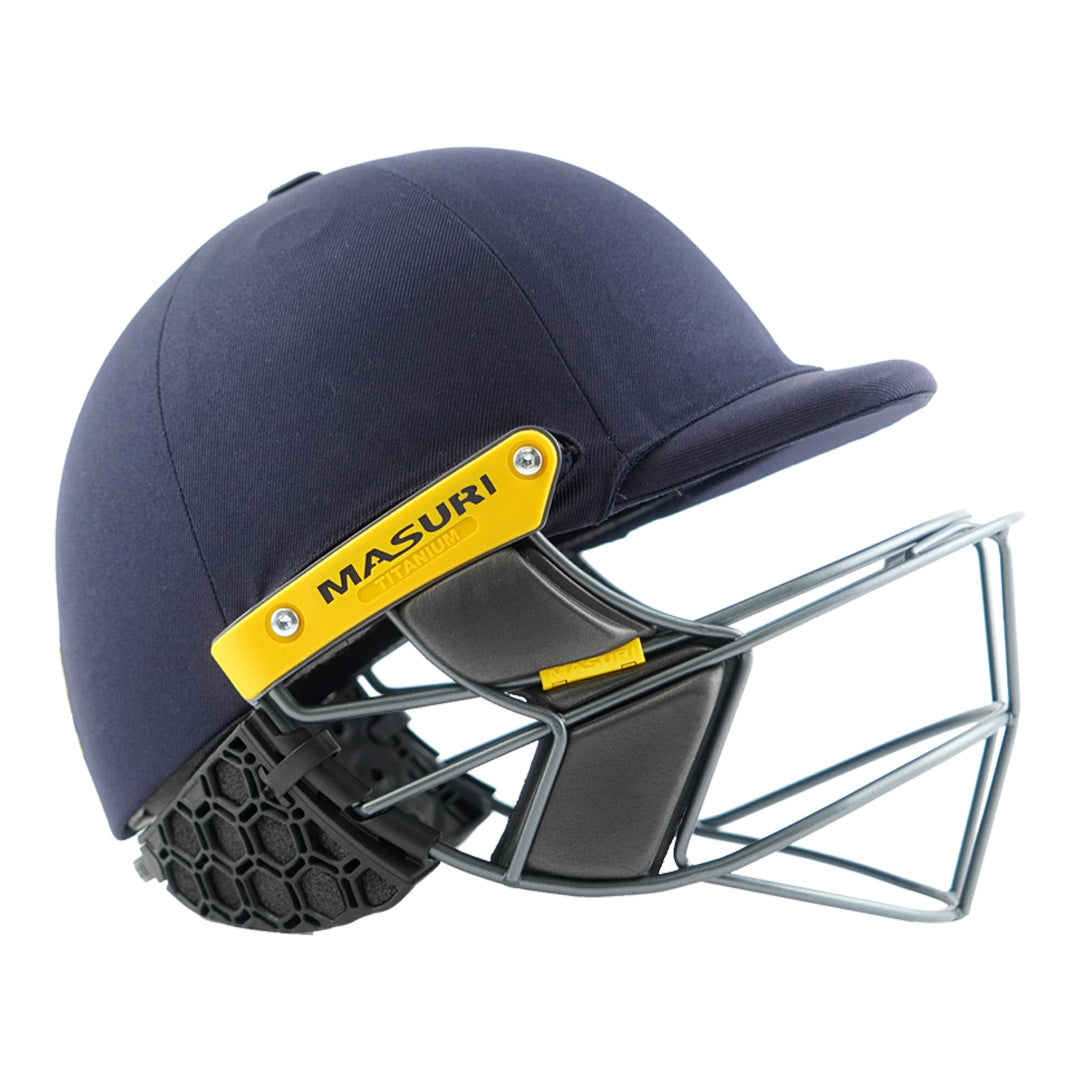 Masuri Cricket Helmet Stem Guard Black: Ultimate Neck Protection for Players
