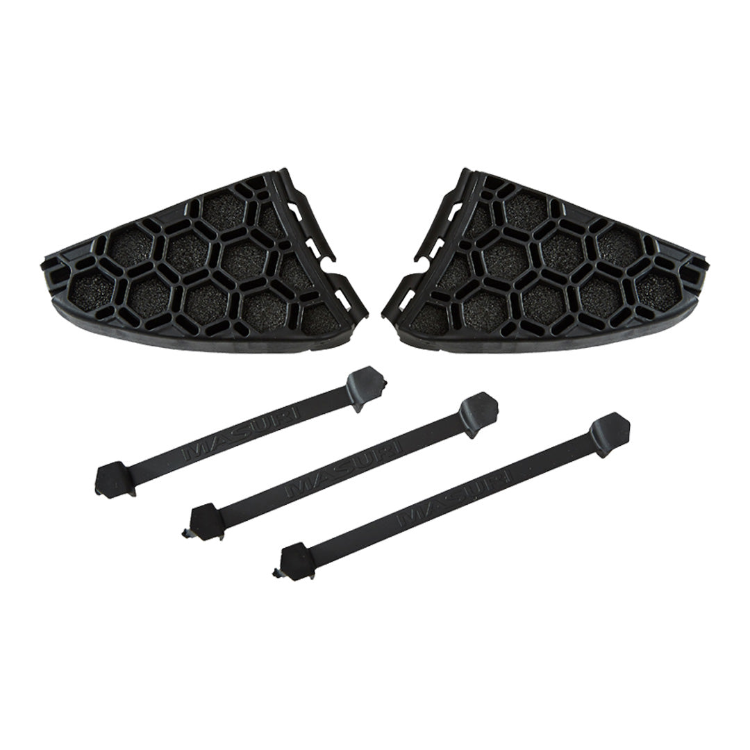 Masuri Cricket Helmet Stem Guard: Essential Black Neck Protection for All Players