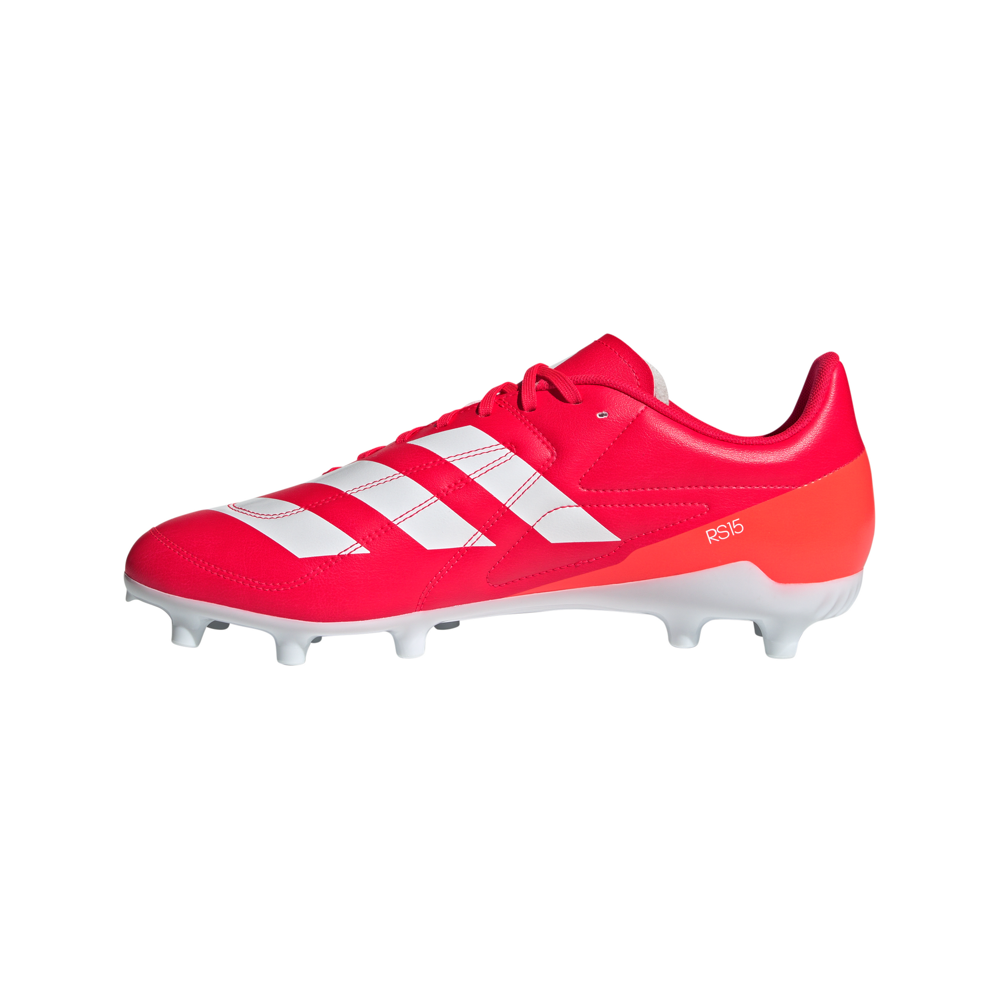 Adidas RS15 Lucid Red Firm Ground Rugby Boots for Agile Play