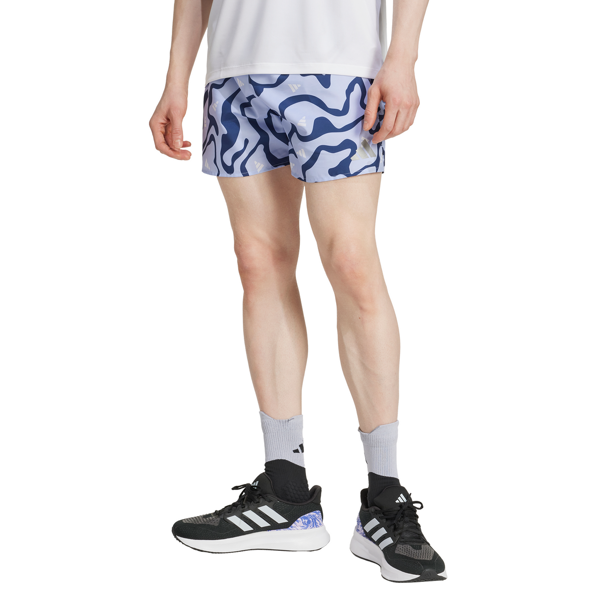 Adidas Men&#39;s Run It Brand Love Running Shorts - Recycled, Dry, Reflective
