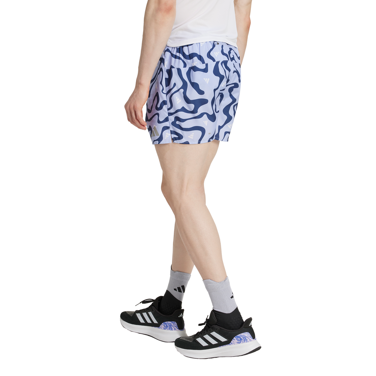 Adidas Men&#39;s Run It Brand Love Running Shorts - Recycled, Dry, Reflective