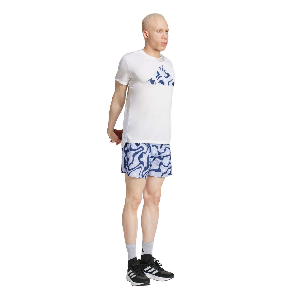 Adidas Men&#39;s Run It Brand Love Running Shorts - Recycled, Dry, Reflective
