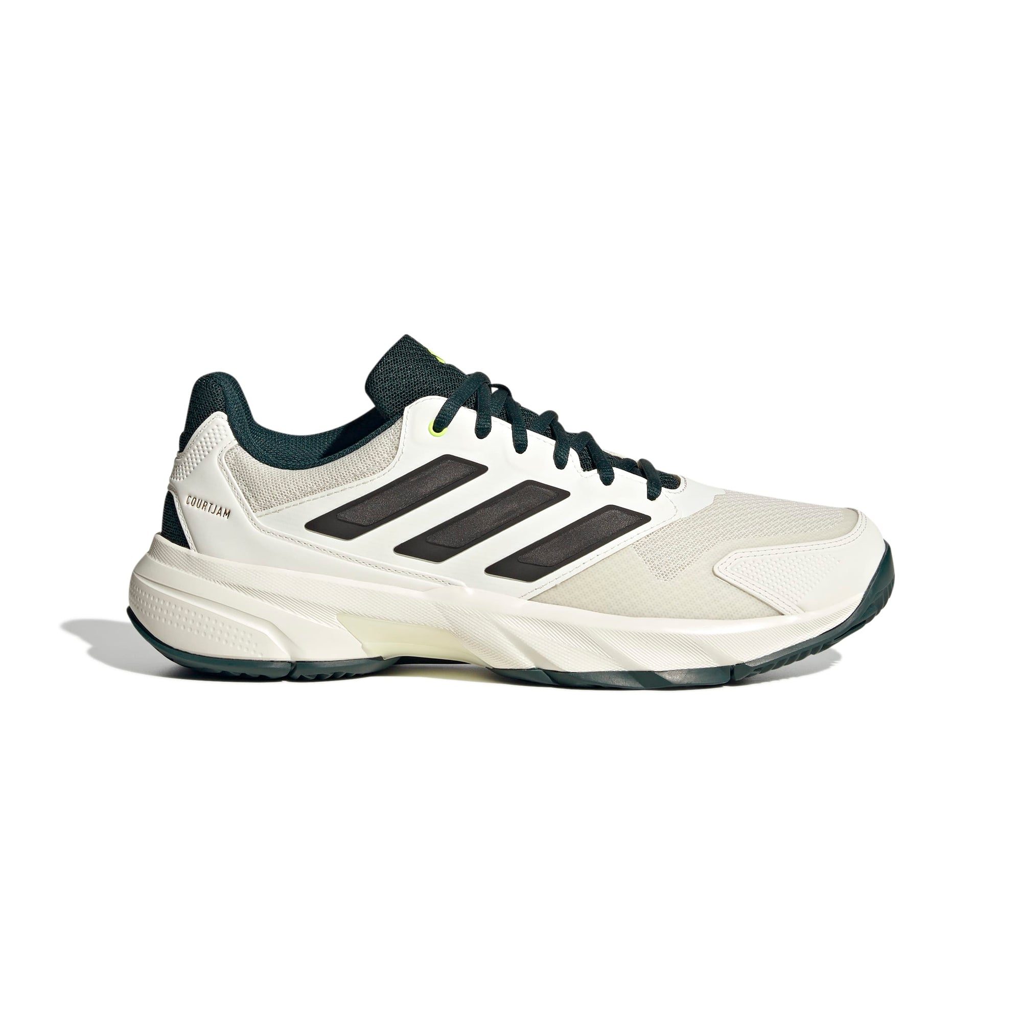 Adidas Courtjam Control 3 Tennis Shoes Off White, Durable Breathable Recycled Materials