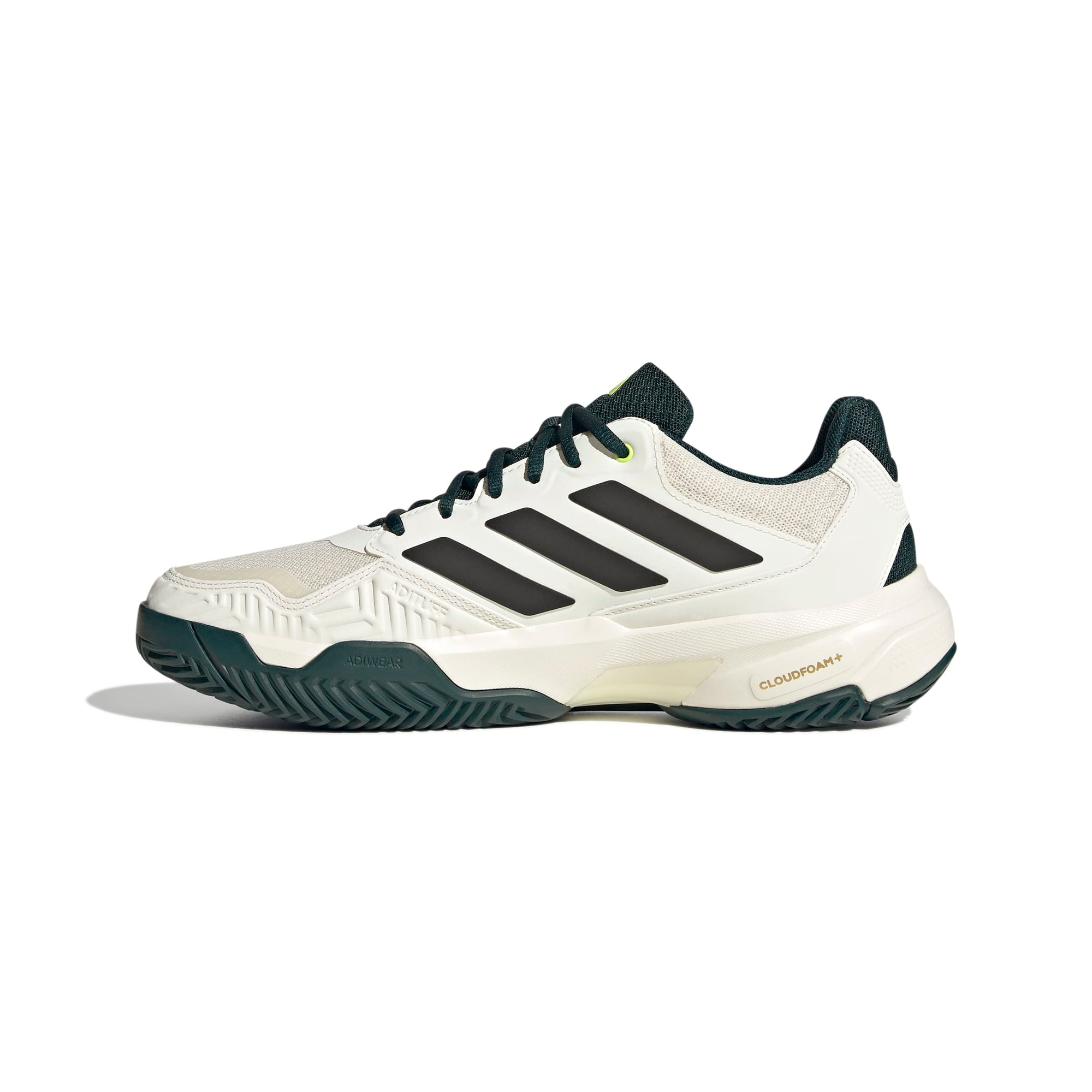 Adidas Courtjam Control 3 Tennis Shoes Off White, Durable Breathable Recycled Materials