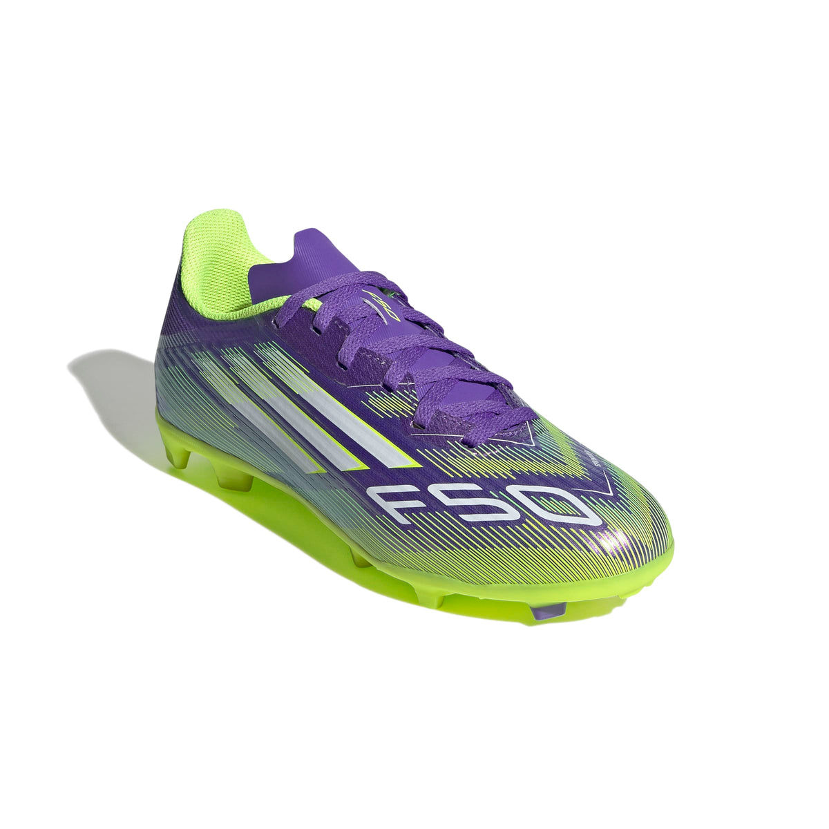 Adidas F50 League Kids&#39; Lightweight Soccer Boots for Explosive Multi-Ground Speed