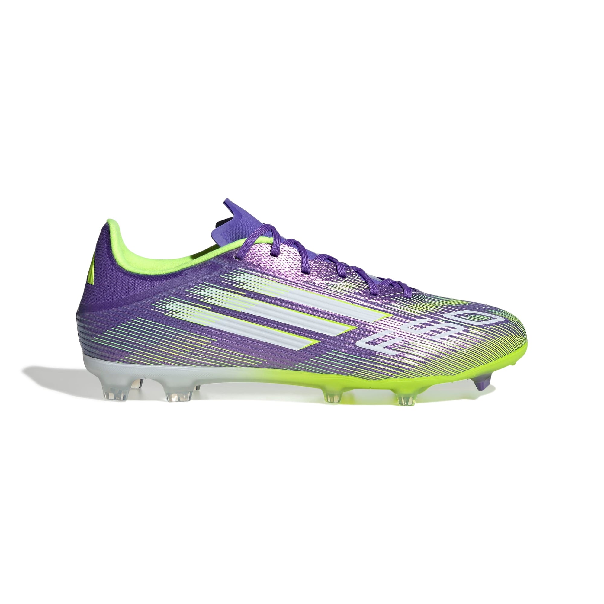 Adidas F50 League Purple Rush Firm/Multi-Ground Soccer Cleats for Speed